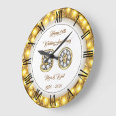 Happy Customize Gold 50e Jubileum Grote Klok (Hoek)