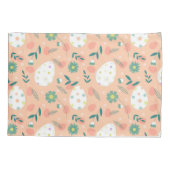 Happy Customize Oranje Easter Egg Kussensloop (Achterkant)