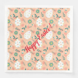 Happy Customize Oranje Easter Egg Servet