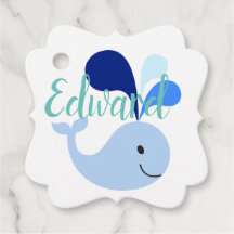 Happy Cute Blue Whale