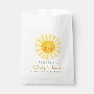 Happy Cute Sun Baby shower Favor Bag Bedankzakje