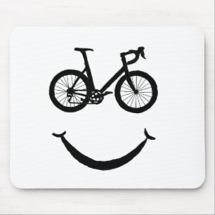 Happy Cycling Riding Bicycle Clipart BikingClipArt Muismat