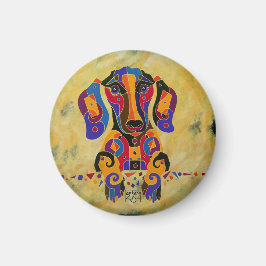 Happy Dachshund Magnet Magneet