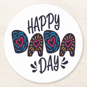 Happy Dada Day Happy Vaderdag ONDERZETTER