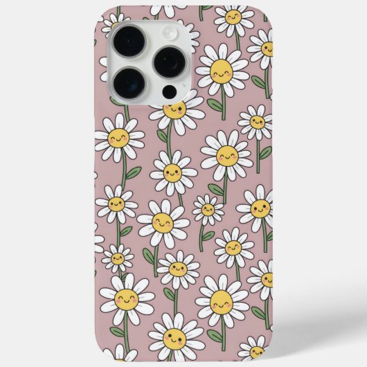 Happy Daisies Pattern - Cute Floral Design Case-Mate iPhone Case (Achterkant)