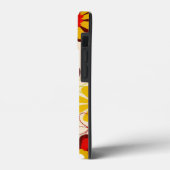 Happy Daisies Tough Apple iPhone 13 mini Case (Achterkant / Links)