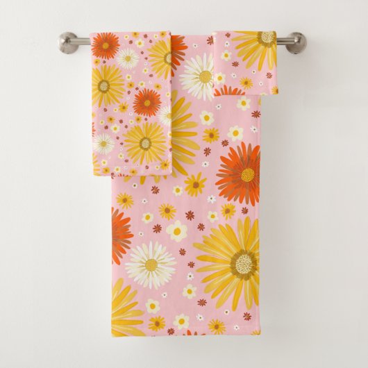 Happy Daisy coloré Motif Daisies Vert (En situation)