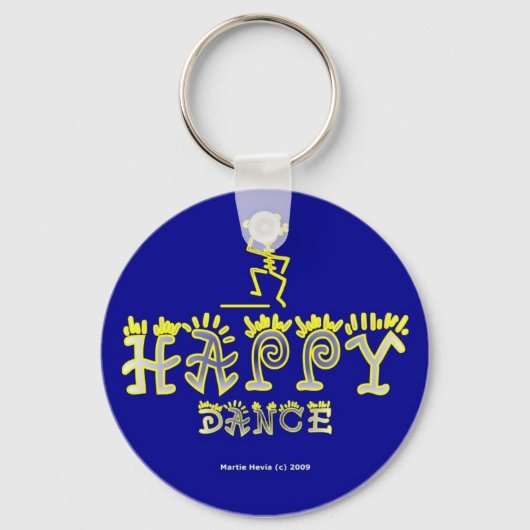 Happy Dance (2c) Sleutelhanger (Voorkant)