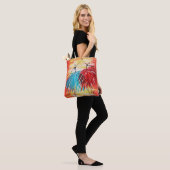 Happy Dance All-Over-Print Schouder Tas (Op model)