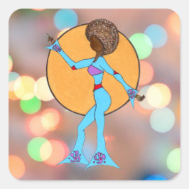 HAPPY DANCE - FEESTVERLICHTING versieren (6 of 20  Vierkante Sticker