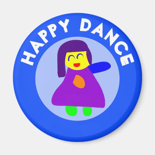 HAPPY DANCE MAGNEET (Voorkant)