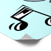 Happy Dancing Cat, Music Poster (Hoek)