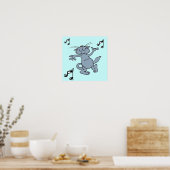 Happy Dancing Chat, Affiche musicale (Cuisine)