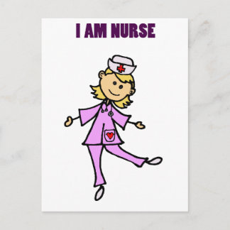 Happy Dancing Nurse Art Briefkaart