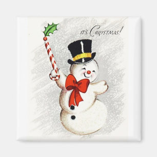 Happy Dancing Snowman Magnet Magneet