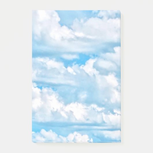 Happy Dancing Sunny Clouds Decor Post-it® Notes (Voorkant)