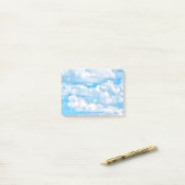 Happy Dancing Sunny Clouds Decor Post-it® Notes (Op bureau)