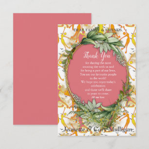 Happy Dancing Yoga Girls bedankt RSVP Kaartje