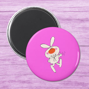 Happy DansCute White Rabbit Magneet