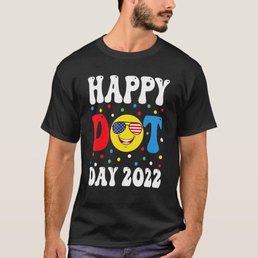 Happy Day 2022 International dot day Kids Yout T-shirt (Voorkant)