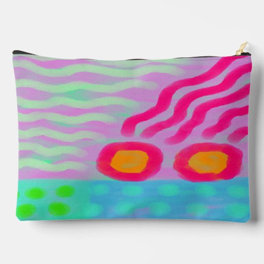 Happy Day Abstract digitaal schilderen Etui (Achterkant)