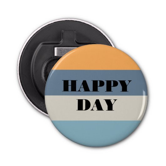 Happy Day Button Flesopener (Voorkant)
