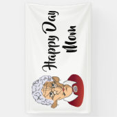 Happy Day, mama Moederdag Humor Spandoek (Verticaal)