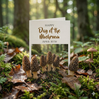 Happy Day of the Mushroom! April 16th Kaart