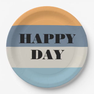 Happy Day Papieren Bordje