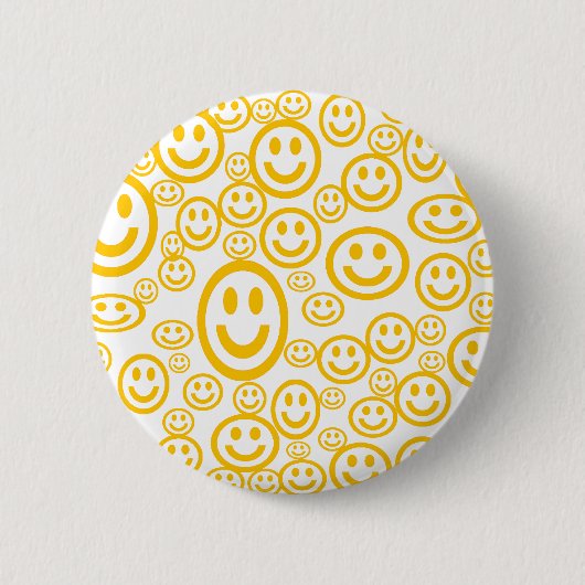 Happy Day_ Ronde Button 5,7 Cm (Voorkant)