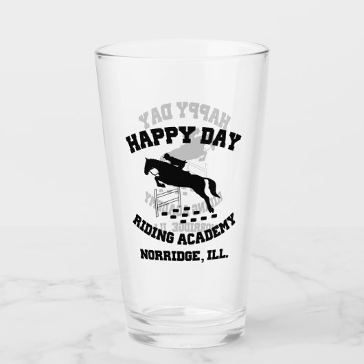 Happy Day Stables, Riding Academy, Norridge, IL Glas (Voorkant)