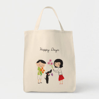 happy Days Coco & US bag Tote Bag