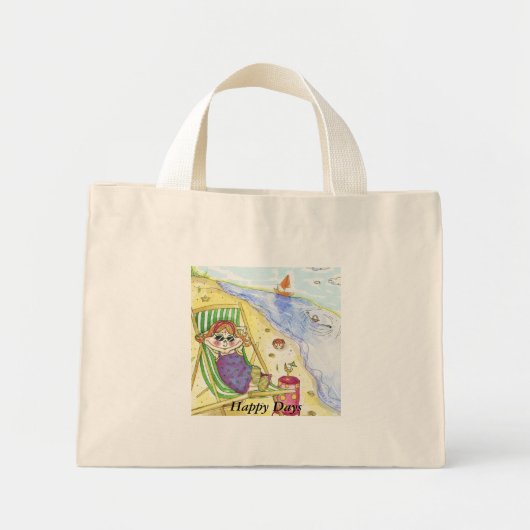 Happy Days Mini Tote Bag (Voorkant)