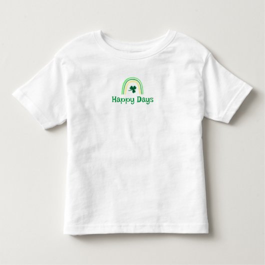 "Happy Days"-peutershirt Kinder Shirts (Voorkant)