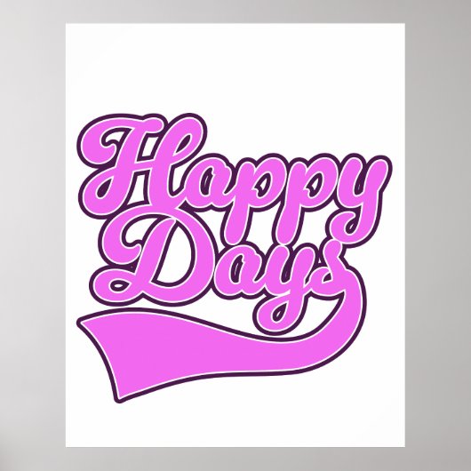 Happy Days Poster (Voorkant)