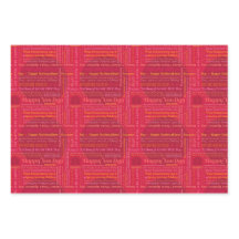 Happy Days Wrap: rood, geel, blauw