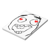 Happy derp Valentijn uit liefde - meme Notitieblok (Gedraaid)
