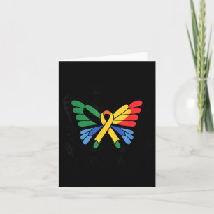 Happy Disabled Pride Maand Bewustzijn handicap PR Kaart
