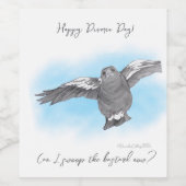 Happy Divorce Day wine label Wijn Etiket (Enkel label)