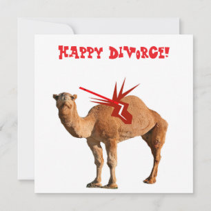Happy Divorce Note Kaart Notitiekaartje