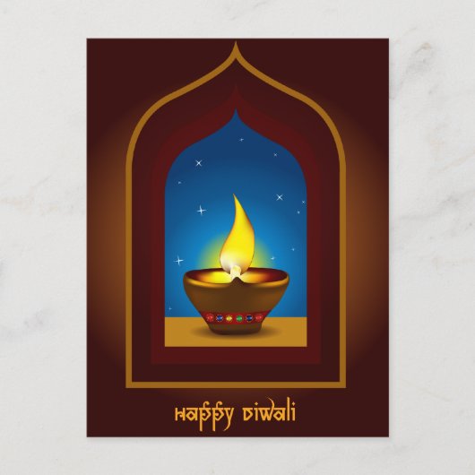 Happy Diwali Briefkaart (Voorkant)