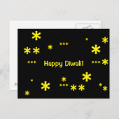 Happy Diwali, briefkaart (Voorkant / Achterkant)