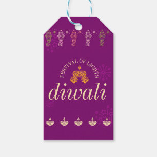 Happy Diwali cadeau labels en cadeau behuizingen Cadeaulabel