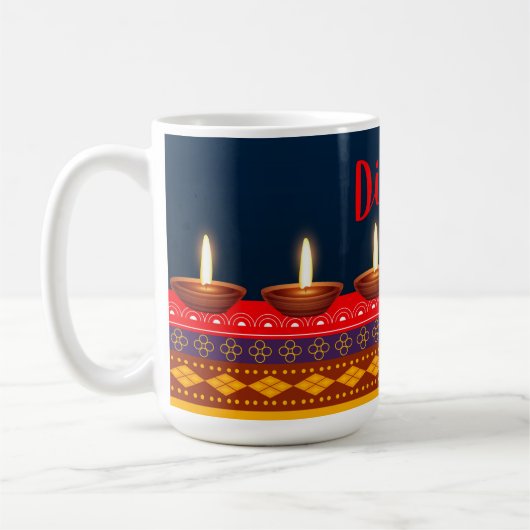 Happy Diwali Coffee Mok (Links)