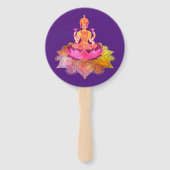 Happy Diwali - Deepalavi Lakshmi Goddess 4 Handwaaier (Achterkant)