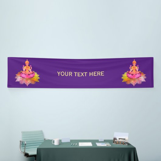Happy Diwali - Deepalavi Lakshmi Goddess 4 Spandoek (Beurs)