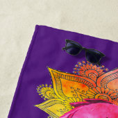 Happy Diwali - Deepalavi Lakshmi Goddess 4 Strandlaken (In situ)