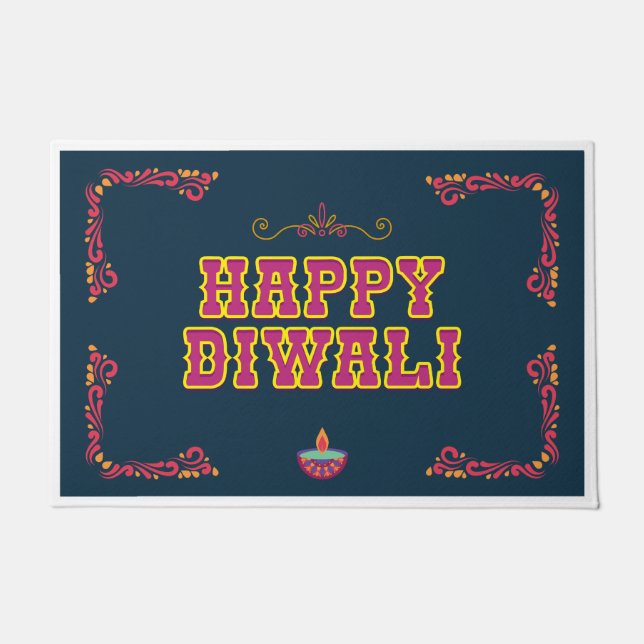 Happy Diwali Deurmat (Voorkant)