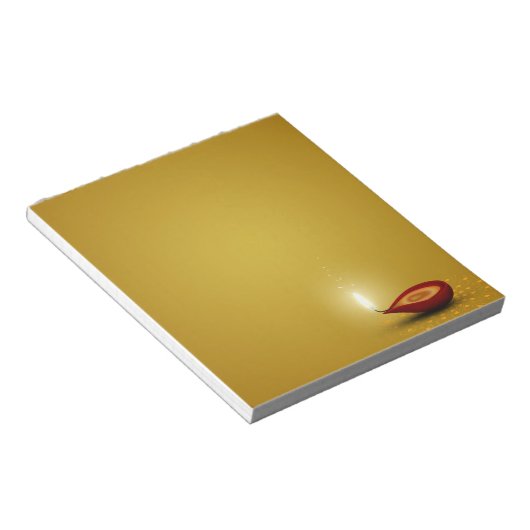 Happy Diwali Diya - Bloc-notes (Incliné)