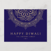 Happy Diwali Festival of Lights Viering Feestdagenkaart (Voorkant)